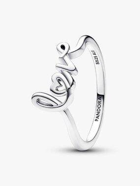 Pandora Handwritten Love Ring
